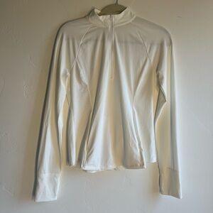 TOMMY BAHAMA GOLF White Quarter Zip long sleeve